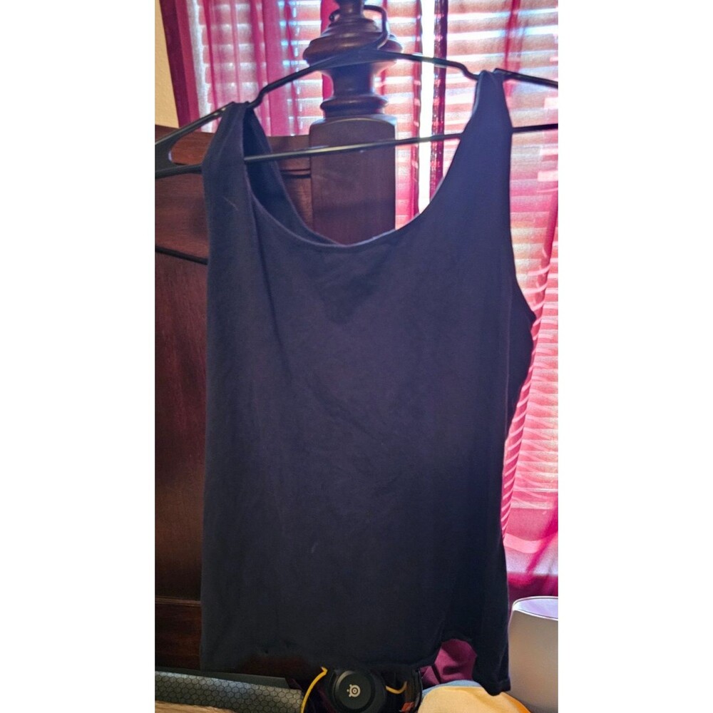 Duluth Trading Co Women’s No Yank Tank Top Black Womens Size X-Large XL Preowned